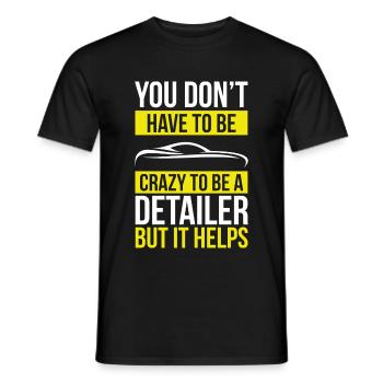 Hobby Detailer Detailing Service Auto Detailer - Men's T-Shirt - black - Front - AI Model Male 178 light (178cm)