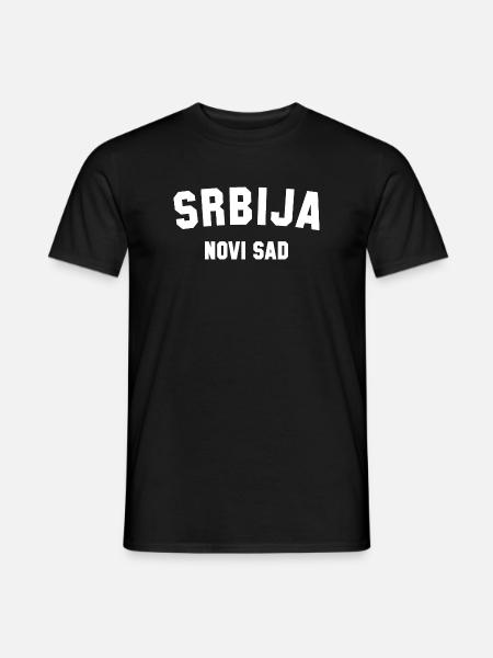 NOVI SAD Serbie Serbien - T-shirt homme - noir