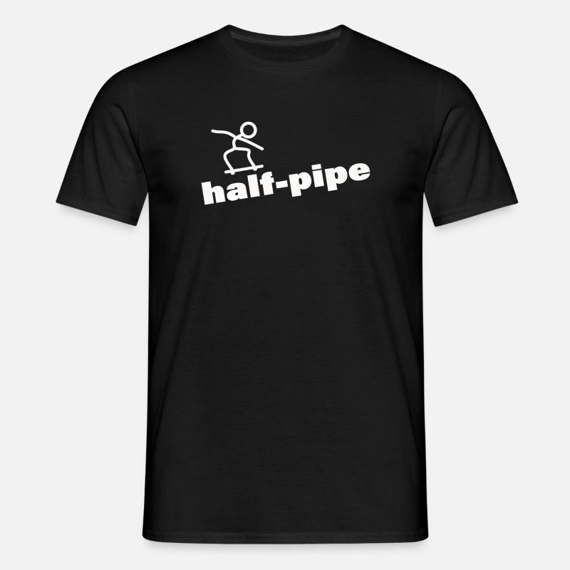 HALF-PIPE - Männer T-Shirt - Schwarz