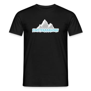 Geschenk für Finsteraarhorn - Männer T-Shirt - Schwarz - Vorne - AI Model Male 178 light (178cm)