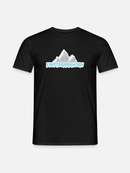Geschenk für Finsteraarhorn - Männer T-Shirt - Schwarz