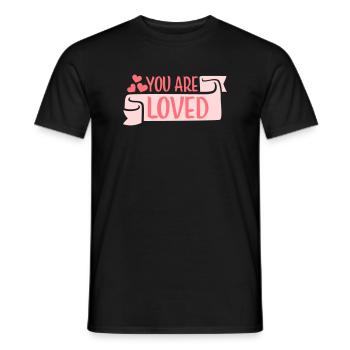 You Are Loved No Matter How You Feel Mitgefühl - Männer T-Shirt - Schwarz - Vorne - AI Model Male 178 light (178cm)