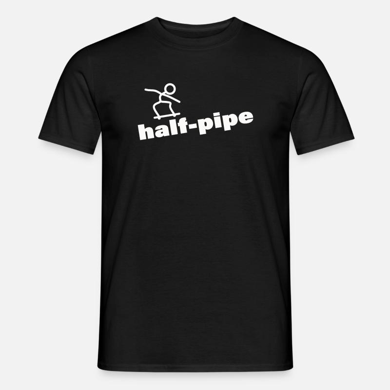 HALF PIPE - Männer T-Shirt - Schwarz