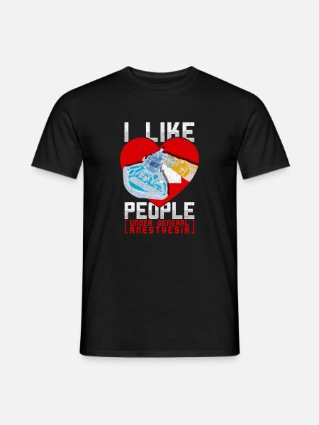 Anesthésie Blague Anesthésiste Humour - T-shirt homme - noir