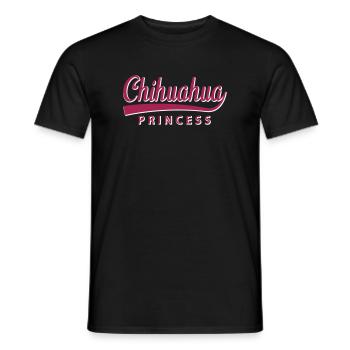 Chihuahua Princess pour la mère de chien fière - T-shirt homme - noir - Devant - AI Model Male 178 light (178cm)