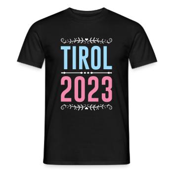 Tyrol 2023 - T-shirt homme - noir - Devant - AI Model Male 178 light (178cm)