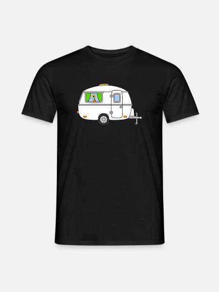 Caravan Vintage White - Men's T-Shirt - black