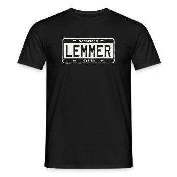 T-Shirt Lemmer Hoodie Ijsselmeer Holland Maritime - T-shirt homme - noir - Devant - AI Model Male 178 light (178cm)