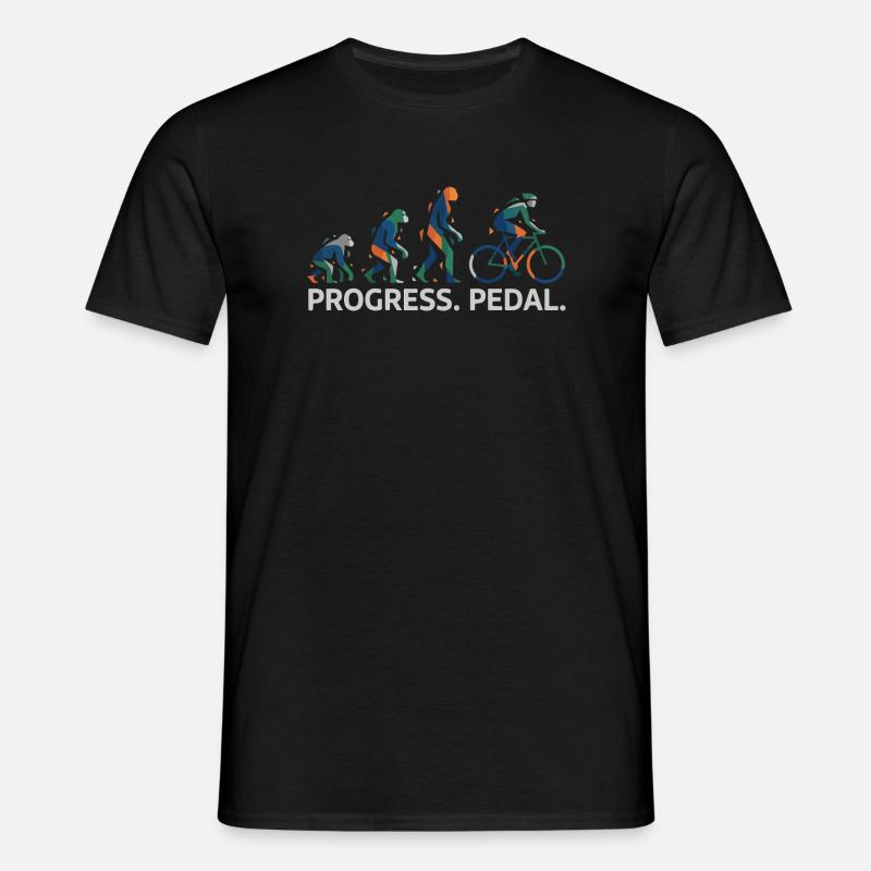 Progress Pedal Evolution - Men's T-Shirt - black