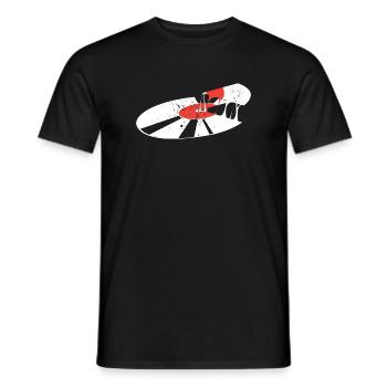 Vinyle - T-shirt homme - noir - Devant - AI Model Male 178 light (178cm)