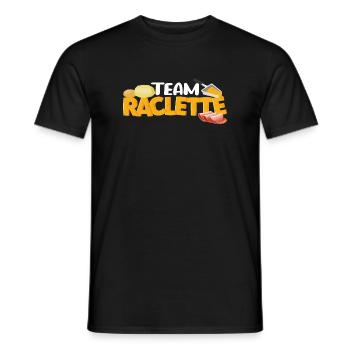 Team Raclette Lustiges Zitat Raclette Geschenk - Männer T-Shirt - Schwarz - Vorne - AI Model Male 178 light (178cm)