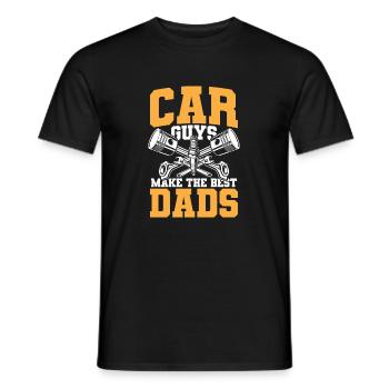 Beste Auto-Väter - Männer T-Shirt - Schwarz - Vorne - AI Model Male 178 light (178cm)