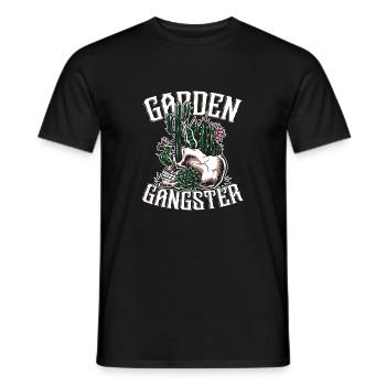 Garden Gangsters - Men's T-Shirt - black - Front - AI Model Male 178 light (178cm)
