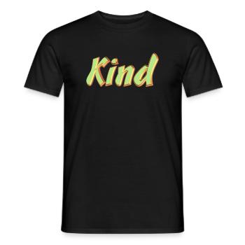 Kosename Papa 3D Style - Männer T-Shirt - Schwarz - Vorne - AI Model Male 178 light (178cm)