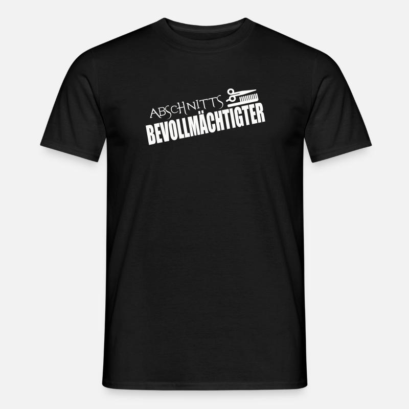 ABSCHNITTSBEVOLLMÄCHTIGTER - Männer T-Shirt - Schwarz