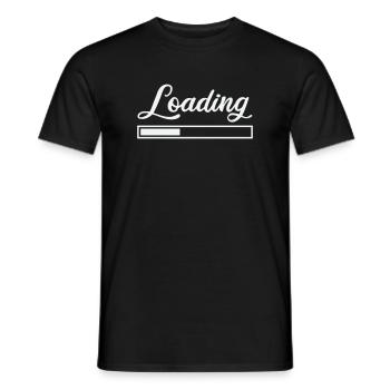 Loading - Men's T-Shirt - black - Front - AI Model Male 178 light (178cm)