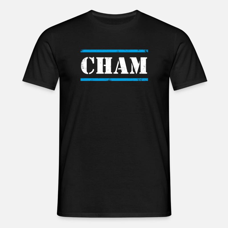 Cham - Männer T-Shirt - Schwarz