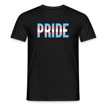 Pride Month LGBT - Trans Pride - Men's T-Shirt - black - Front - AI Model Male 178 light (178cm)