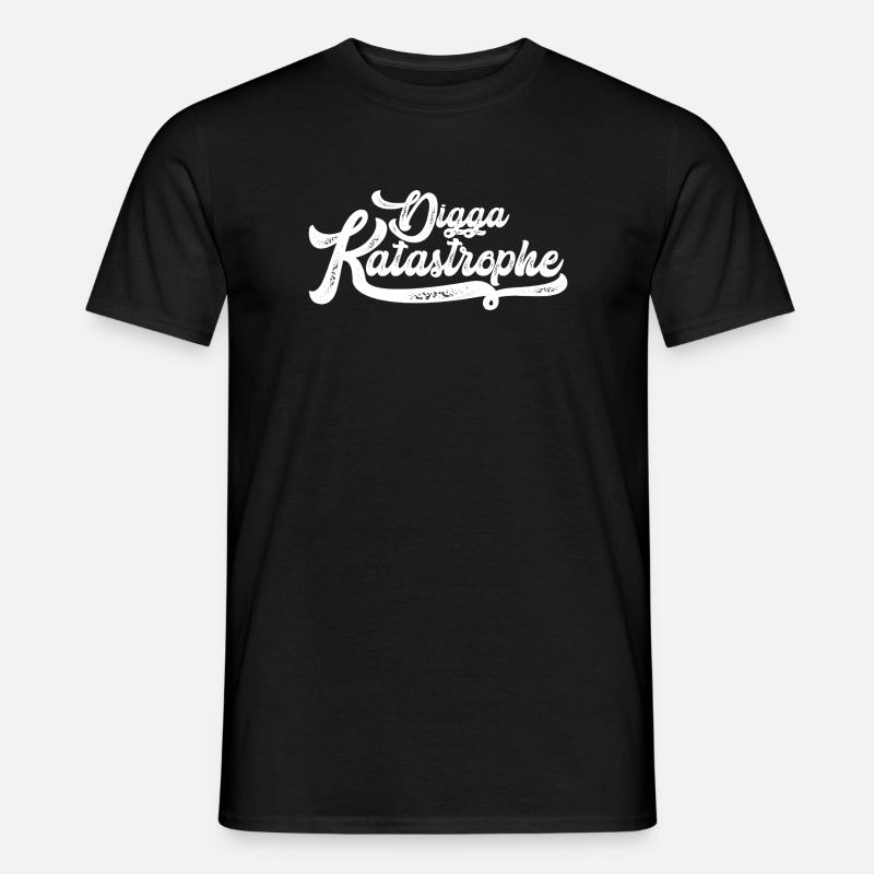 Dogga Katastrophe Script - Männer T-Shirt - Schwarz
