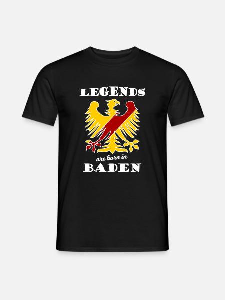 Les légendes badoises - T-shirt homme - noir