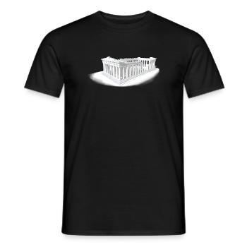 PARTHENON ATHENS - Men's T-Shirt - black - Front - AI Model Male 178 light (178cm)