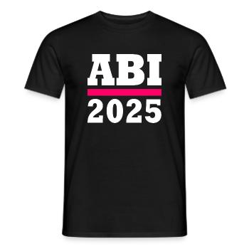 Abi 2025 - Männer T-Shirt - Schwarz - Vorne - AI Model Male 178 light (178cm)