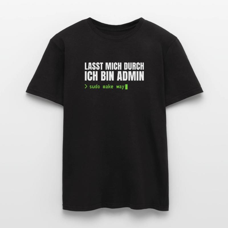 Lasst mich durch, ich bin Admin – Sudo Make Way Männer T-Shirt