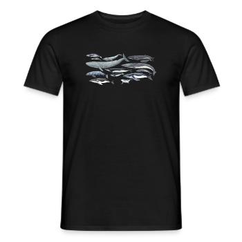 Wale Vielfalt fond transparent - Männer T-Shirt - Schwarz - Vorne - AI Model Male 178 light (178cm)