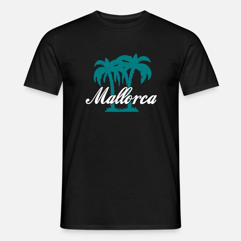 Mallorca 2C - Farbwechsel - Männer T-Shirt - Schwarz