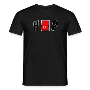 Hip Hop - Männer T-Shirt - Schwarz - Vorne - AI Model Male 178 light (178cm)