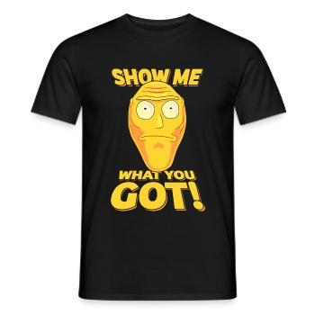 Rick Et Morty Cromulon Show Me What You Got - T-shirt homme - noir - Devant - AI Model Male 178 light (178cm)