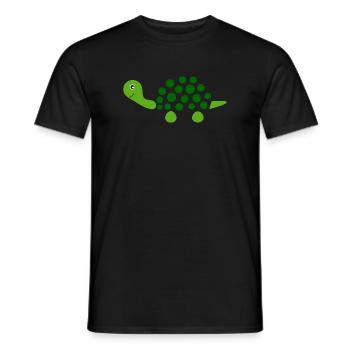 Turtle Turtles - Men's T-Shirt - black - Front - AI Model Male 178 light (178cm)