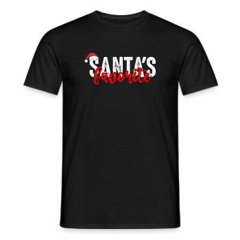 Le favori du Père Noël - T-shirt homme - noir - Devant - AI Model Male 178 light (178cm)