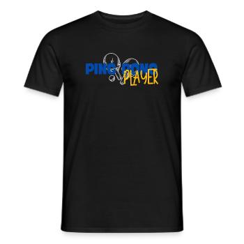 Ping Pong Player - Men's T-Shirt - black - Front - AI Model Male 178 light (178cm)