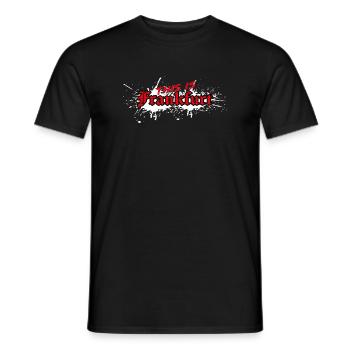Frankfurt Fans - Männer T-Shirt - Schwarz - Vorne - AI Model Male 178 light (178cm)