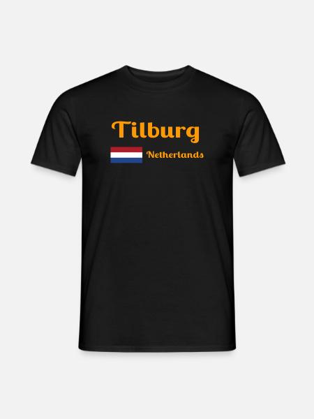 Tilburg, Netherlands- Stylish prints - Men's T-Shirt - black
