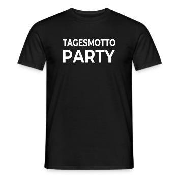 Parti - T-shirt homme - noir - Devant - AI Model Male 178 light (178cm)