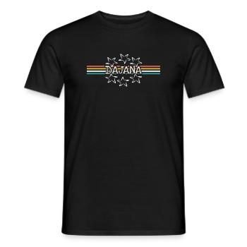 Dajana as a given name - Men's T-Shirt - black - Front - AI Model Male 178 light (178cm)