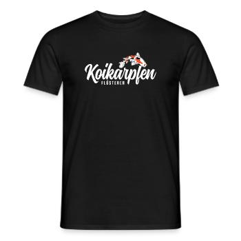 Koikarpfen Flüsterer - Männer T-Shirt - Schwarz - Vorne - AI Model Male 178 light (178cm)