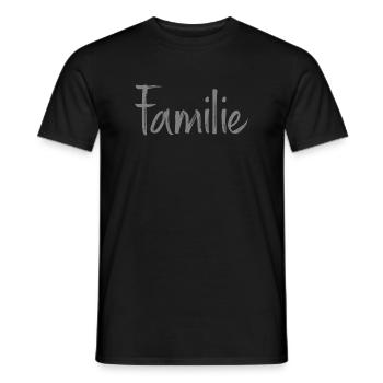 Family - Men's T-Shirt - black - Front - AI Model Male 178 light (178cm)