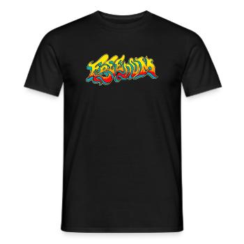 Liberté - T-shirt homme - noir - Devant - AI Model Male 178 light (178cm)
