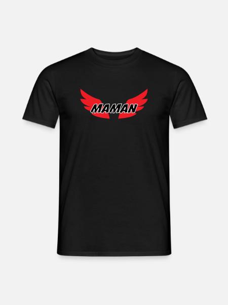 Maman d'Amour - Mother's Day - Men's T-Shirt - black