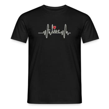 Vivant - T-shirt homme - noir - Devant - AI Model Male 178 light (178cm)