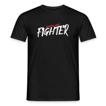 MMA de combat d’arts martiaux - T-shirt homme - noir - Devant - AI Model Male 178 light (178cm)