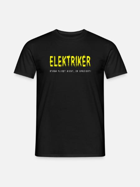 Elektriker Handwerker Design - Männer T-Shirt - Schwarz
