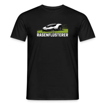 Lawn Whisperer Garden Lawn Mower Lawn Whisperer - Men's T-Shirt - black - Front - AI Model Male 178 light (178cm)