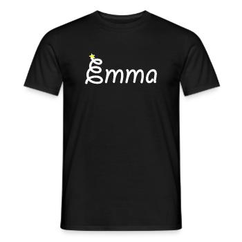 Emma - T-shirt homme - noir - Devant - AI Model Male 178 light (178cm)