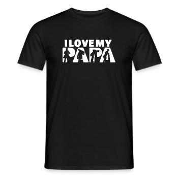 Slogan des vrais hommes clouent le plus drôle sur le couvreur - T-shirt homme - noir - Devant - AI Model Male 178 light (178cm)