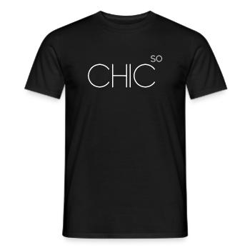 So schick - Männer T-Shirt - Schwarz - Vorne - AI Model Male 178 light (178cm)