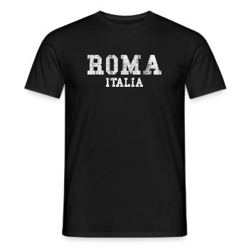 Rom Italien Reisen - Männer T-Shirt - Schwarz - Vorne - AI Model Male 178 light (178cm)